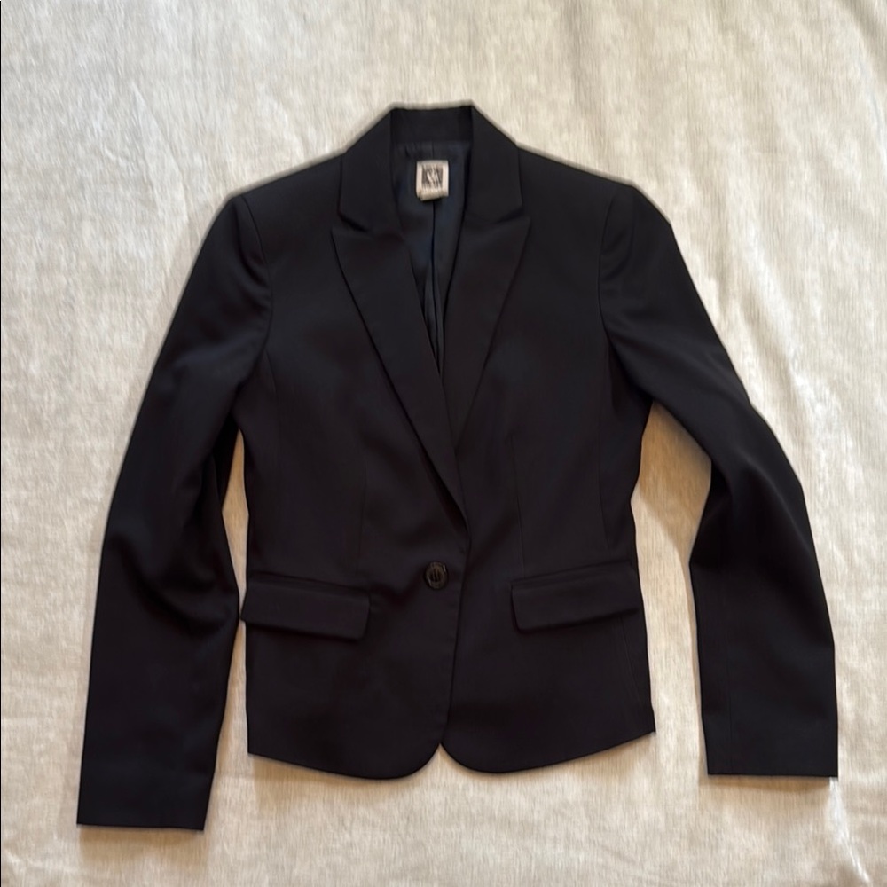Anne Klein Black Tailored Blazer Women’s Size 6